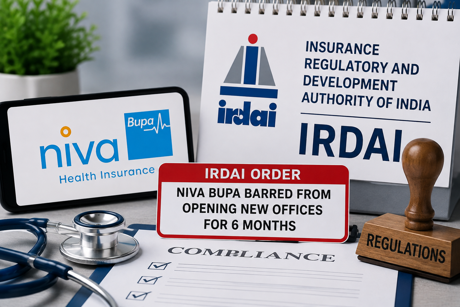 IRDAI Bars Niva Bupa From Opening New Offices for 6 Months: What It Means for Policyholders